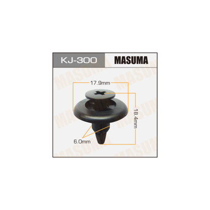 Клипса пластм. крепёжная №36 KJ300 Masuma (фото №1)