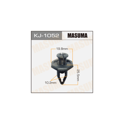 Клипса пластм. крепёжная №107 KJ1052 Masuma (фото №1)