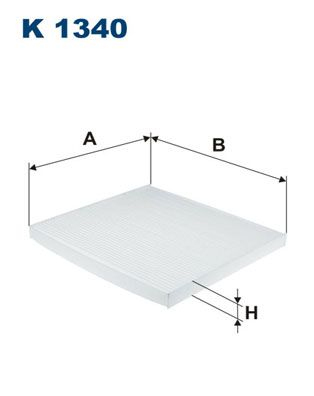 Фильтр салонный K1340 Filtron (фото №1)